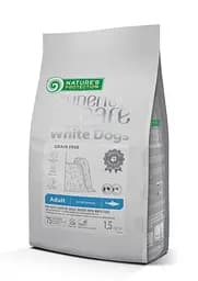 Сухий беззерновий корм для собак малих порід з білою шерстю Superior Care White Dogs Grain Free with Herring