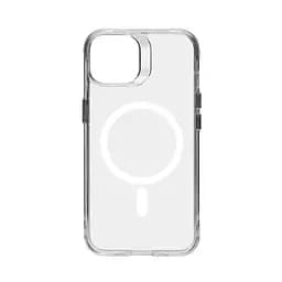 Чехол Apple iPhone 14, Clear MagCase, прозрачный, противоударный, магнитный, панель-накладка с поддержкой MagSafe, поддержка беспроводной зарядки MagSafe, защита всего корпуса, TPU+PC, ArmorStandart (ARM68053) - мініатюра 2