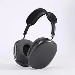 Бездротові навушники P9 5.0 AUX MP3 з підтримкою карти пам'яті Black (18574) - мініатюра 4