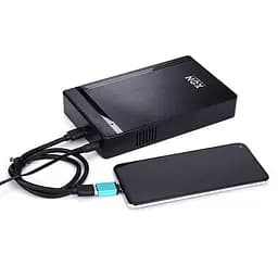 Зовнішня кишеня XON MemoryCase для 3.5" SATA HDD USB 3.0 (XHC3A13S31PB 2216) Чорна  - мініатюра 6