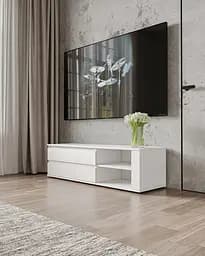 Тумба під телевізор Flamecame з дверцятами з ДСП II FT-5