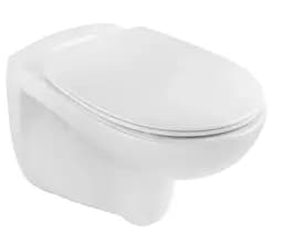 Унитаз подвесной безободковый Kroner Oker WHI533536 RIMLESS с сиденьем (KO533536WHIR) (CV033120)