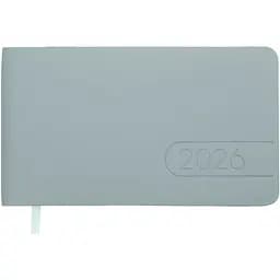 Щотижневик датований Buromax Light Morandi 2026 153 x 87 мм штучна шкіра світло-синій (BM.2910-30)