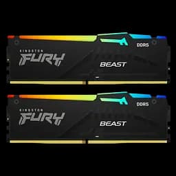 Оперативна пам'ять Kingston Fury 64GB (2x32GB) DDR5 5600MHz Beast RGB Black (KF556C36BBEAK2-64)