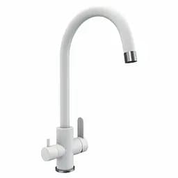 Смеситель для кухни под осмос Platinum 8204 HDF белый