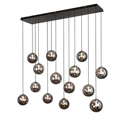 Каскад люстра LED світильник Levistella 999150F-14 BK+SM модерн 28W на 14 плафонів - мініатюра 3