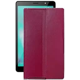 Чохол StatusCASE з екошкіри для планшету Tecno Tab P704a 4G Бордовий