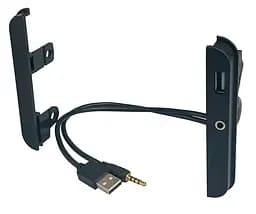 Переходная рамка Toyota с удлинителем USB и AUX Carav 11-912