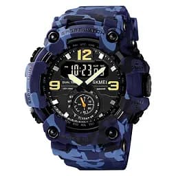 Часы наручные мужские Skmei 1637 Blue Camo, 1637CMBU (18440)