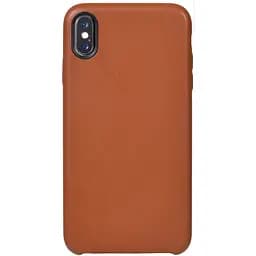 Чехол-накладка Toto Leather Case Apple iPhone XS Max Brown