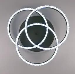 LED люстра на 3 кільця в корпусі coffee з золотистою смужкою Line.F A 55063/3C RGB CF+GD - мініатюра 5