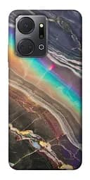 Чехол Demsky Радужный мрамор для Huawei Honor X7a