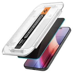 Захисне скло антишпигун Spigen Glass tR EZ Fit HD Privacy 1 Pack Transparency для iPhone 16 Pro Max (AGL07915) - мініатюра 3