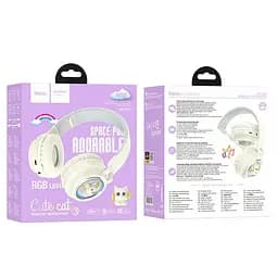 Навушники Hoco Cute fun BT headphones W50 BT5.3, AUX/TF, 12h - мініатюра 3