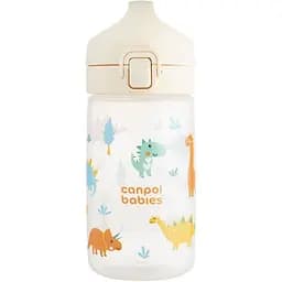 Поїльник дитячий для води Canpol babies Junior бежевий (56/624_bei) - мініатюра 2