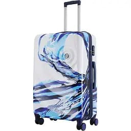 Валіза Semi Line 28" L White/Blue Print (T5653-3)