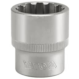 Головка торцева Yato квадрат 1/2" Spline M= 17 мм L= 38 мм (YT-1469)