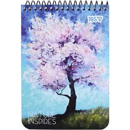 Тетрадь для записей Yes Nature inspires А6 в клетку 80 листов (152267)