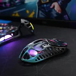 Комп'ютерна миша GravaStar Mercury X Pro 8K BT/WL/USB-A RGB Neon Graffiti teh0024928 - мініатюра 3