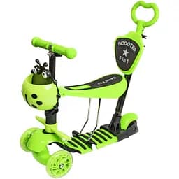 Самокат 5 в 1 Scale Sports От 2-8 лет Зеленый 000248256