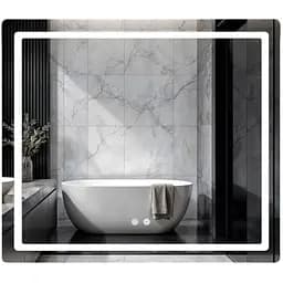 Дзеркало Qtap Mideya (MI2) прямокутне з LED-підсвічуванням Touch QT2078NCF807048476