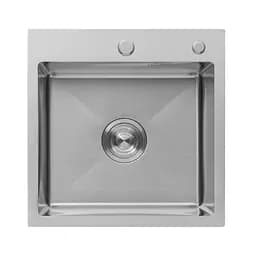 Кухонная мойка Kroner KRP Gebürstet - 4545HM (3.0/1.0 мм) CV033855, Нержавеющая сталь