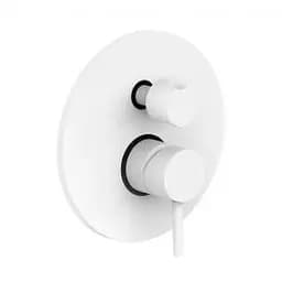 Змішувач для ванни/душу на 3 споживача Paffoni Light white matt LIG019BO, Білий матовий