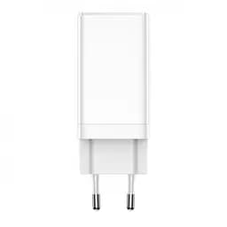 Сетевое зарядное устройство Baseus GaN3 Pro Fast Charger 2C+U на 65W (CCGP050102) блок белый - мініатюра 6