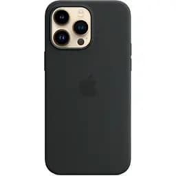 Чехол Silicone Case с MagSafe для Apple iPhone 14 Pro Max (Midnight) ААА [72717]