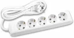 Подовжувач Panasonic X-tendia із заземленням 5 гнізд, 3 м (WLTB04532GR-UA)