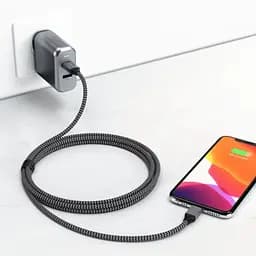 Кабель USB-C to Lightning Satechi Cable Space Gray 1.8 м (ST-TCL18M) - мініатюра 6