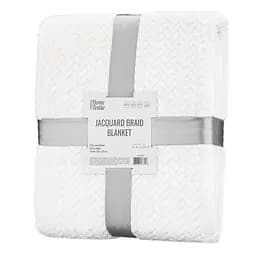 Плед Ardesto Jacquard Braid 200х220 см 100% поліестер айворі pbe0050502 - мініатюра 2