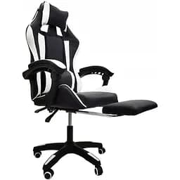 Комп'ютерне крісло Kontrast Viper White з функцією масажу