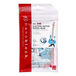 Конструктор Nаnoblock Блакитна електрогітара 150 елементів (124125)