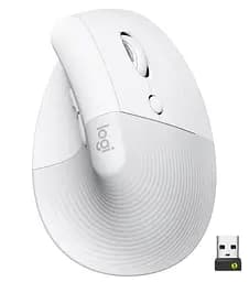 Беспроводная мышь Logitech Lift Vertical Ergonomic Mouse Wireless/Bluetooth Off-White (910-006475)
