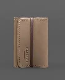 Кожаный кард-кейс 1.1 светло-бежевый Crazy Horse