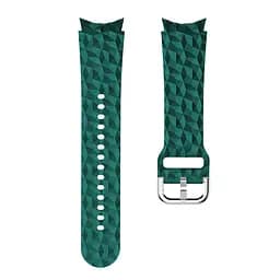 Браслет Diamond для Samsung Galaxy Watch 4 - зелений ширина кріплення 20мм силікон Watchbands (W28-5WB21134651) - мініатюра 3