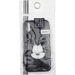 Чохол-накладка Toto TPU Cartoon Case IPhone X Mickey Mouse Black - мініатюра 2