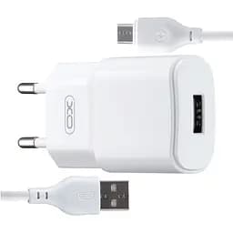 Сетевое зарядное устройство для XO L73 EU 2.4A Single port charger with type C cable Белый