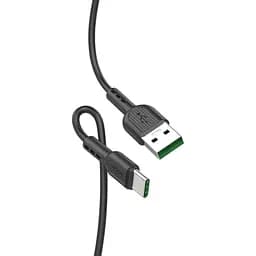 Кабель Hoco X33 TypeC 5A Surge charging Data cable Черный