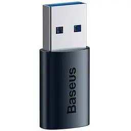 Перехідник адаптер Baseus Ingenuity Series Mini OTG Adaptor USB 3.1 мale to Type-C 10 Gbit темно-синій