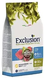 Сухий корм Exclusion Adult Tuna Medium Breed для собак середніх порід із тунцем 3 кг