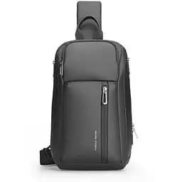 Рюкзак Mark Ryden з однією лямкою Brad MR7808 з кишенею для планшета 11 дюймів Чорний