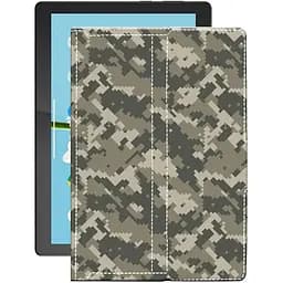 Чехол StatusCASE из экокожи для планшета Lenovo Tab M10 GHD X605FC Хаки-зеленый