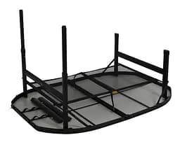 Стіл Bo-Camp Northgate Oval 120x80 cm Black/Grey (1404187) - мініатюра 3