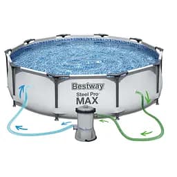 Каркасний басейн Bestway 56408, розмір 305 x 76 см з фільтрувальним насосом - мініатюра 5