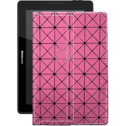 Чехол StatusCASE из экокожи для планшета Lenovo A7600 10.1 Розовый ромб
