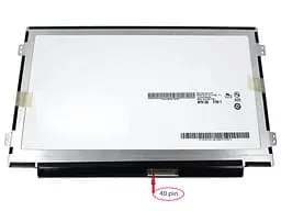 Матриця 10.1" Slim 1024х600, 40pin, вушка з боків AUO B101AW06 V.1, глянцева