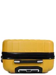 Валіза середня M ABS-пластик Madisson Snowball 03403 68х44х27см 68+13л Жовтий - мініатюра 9