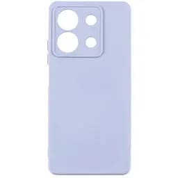 Чохол Silicone Cover з рамкою камери A Xiaomi Redmi Note 13 Pro 5G/Poco X6 5G Lilac